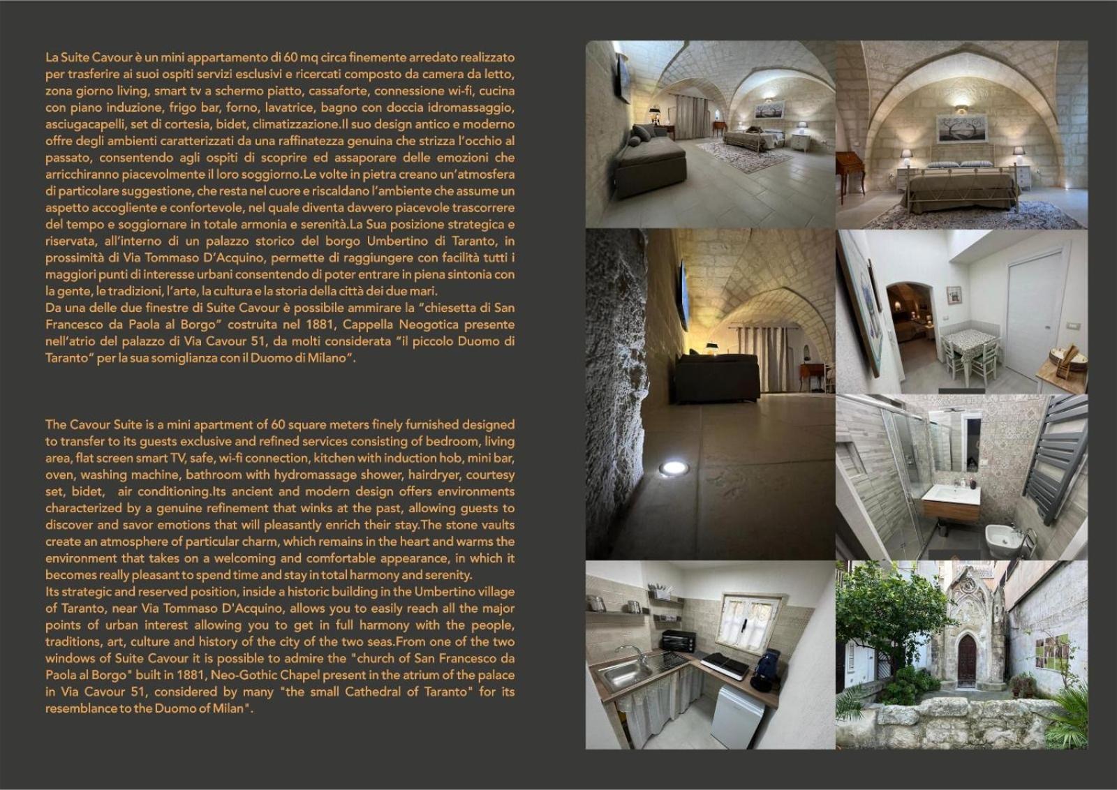 Suite Cavour Luxury Home Tarento Exterior foto